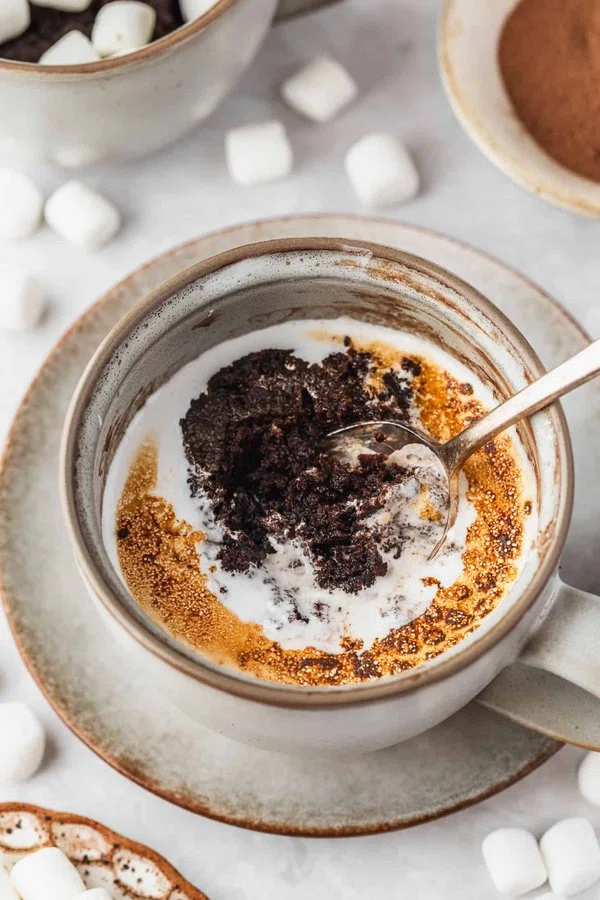 A Cozy Hot Chocolate Mug Cake cover