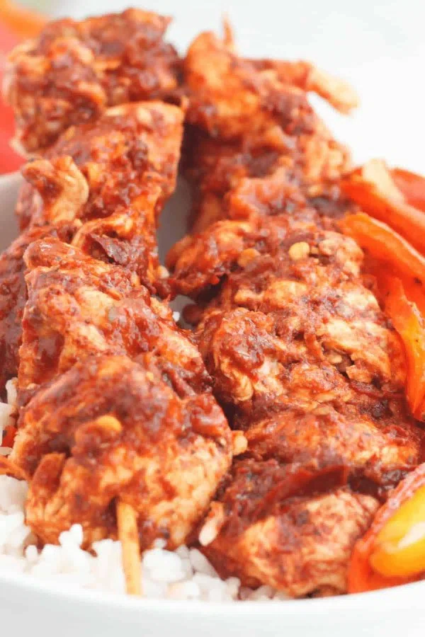 Chipotle Oven Chicken Kabobs cover