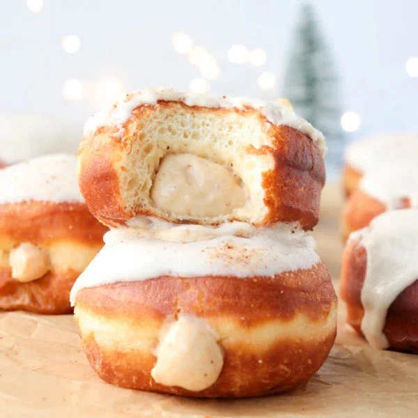 Eggnog Custard Donuts cover