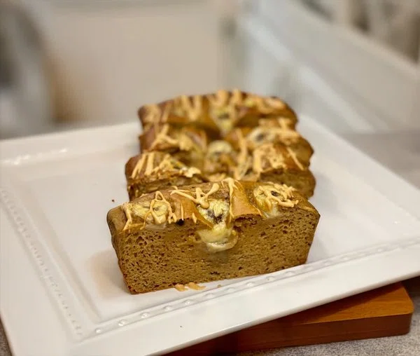 High Protein Peanut Butter Banana Bread cover