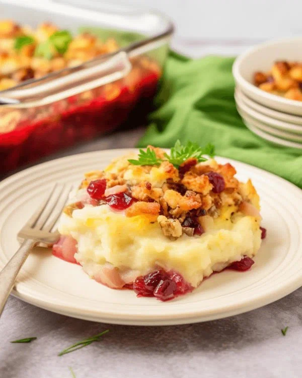 Thanksgiving Leftover Casserole cover