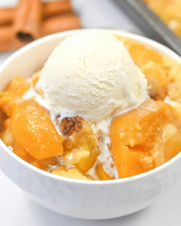 Peach Cobbler with Cake Mix cover