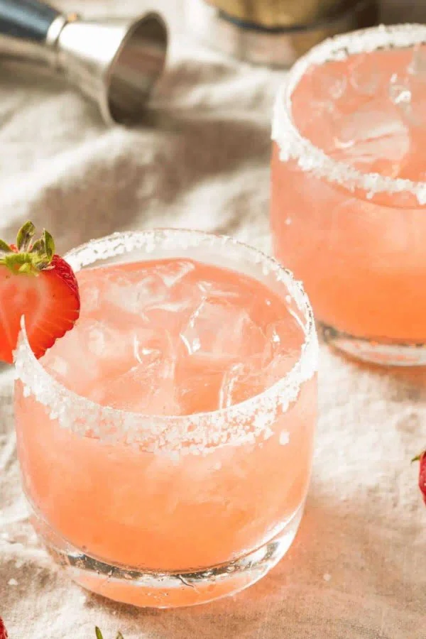 Strawberry Margarita on the Rocks cover