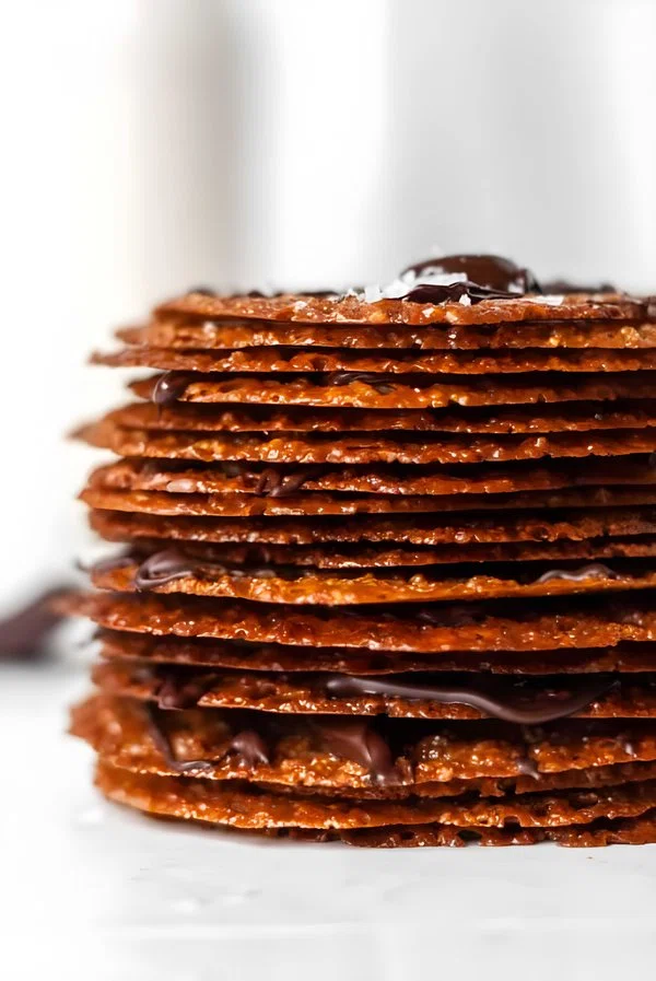 Crispy Almond Flour Lace Cookies (Gluten Free) cover