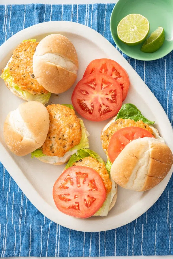 Salmon Burgers cover