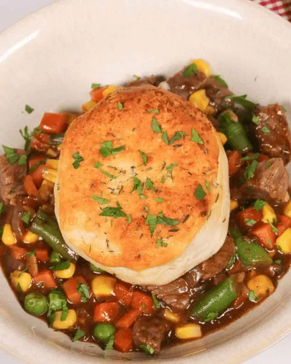 Skillet Beef Pot Pie cover
