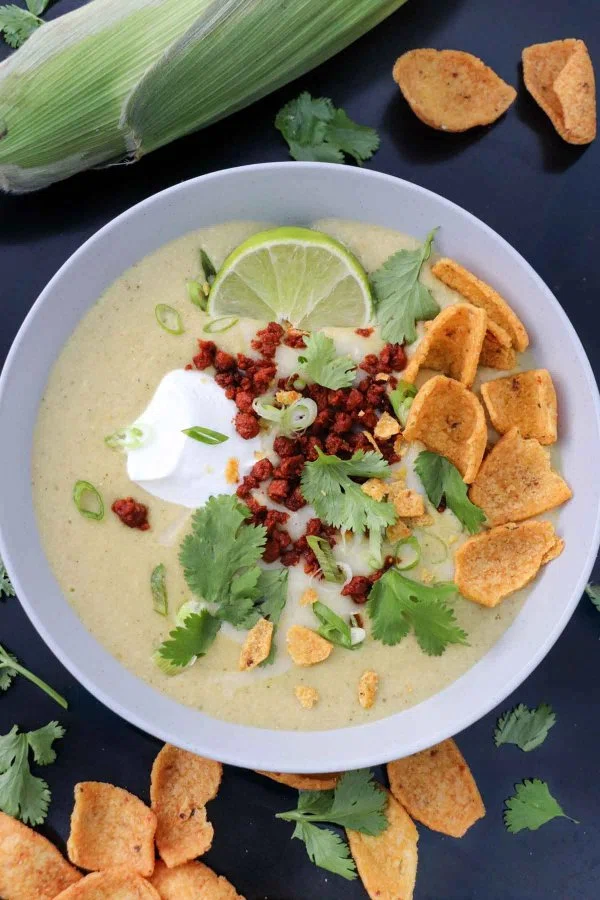 Corn and Poblano Chowder cover