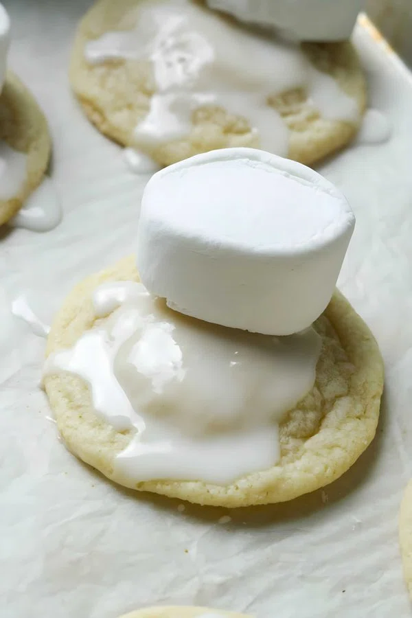 Melted Snowman Cookies cover