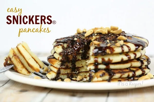 Snickers Pancakes cover