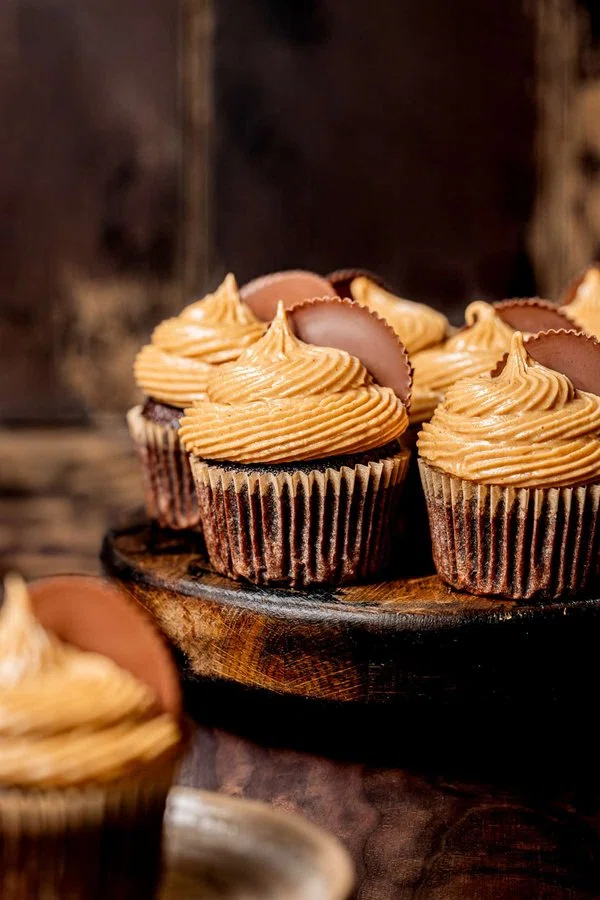 Chocolate Peanut Butter Cup Cupcakes cover