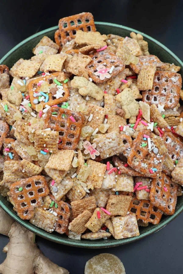 Gingerbread Muddy Buddies with Molasses and Ginger cover