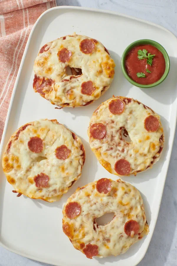 Homemade Pizza Bagels cover