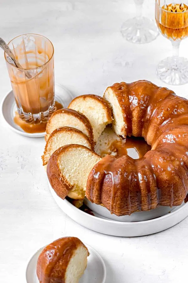 Caramel Rum Bundt Cake cover
