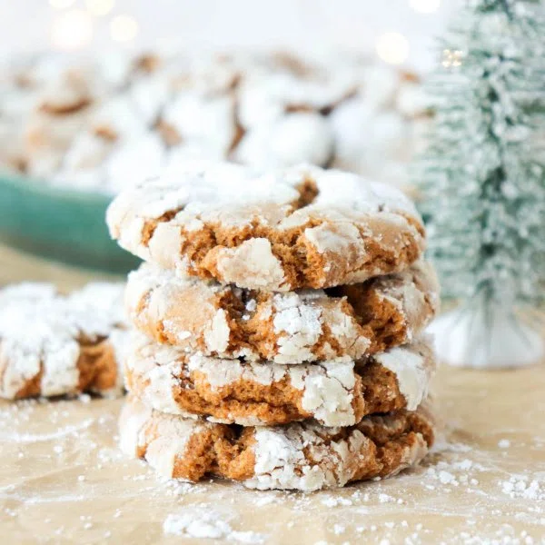 Gingerbread Crinkle Cookies cover