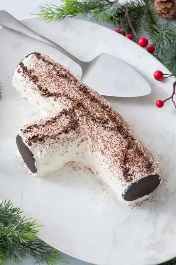 Icebox Log Cake cover