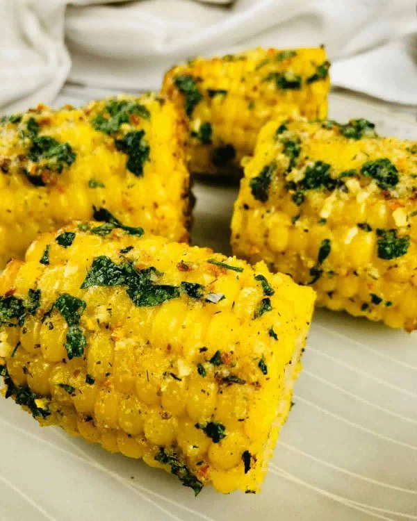 Air-Fryer Corn on the Cob with Herb Butter cover