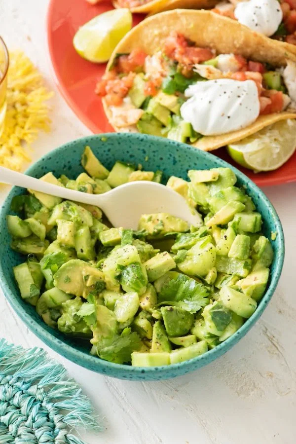Cucumber Avocado Salsa cover