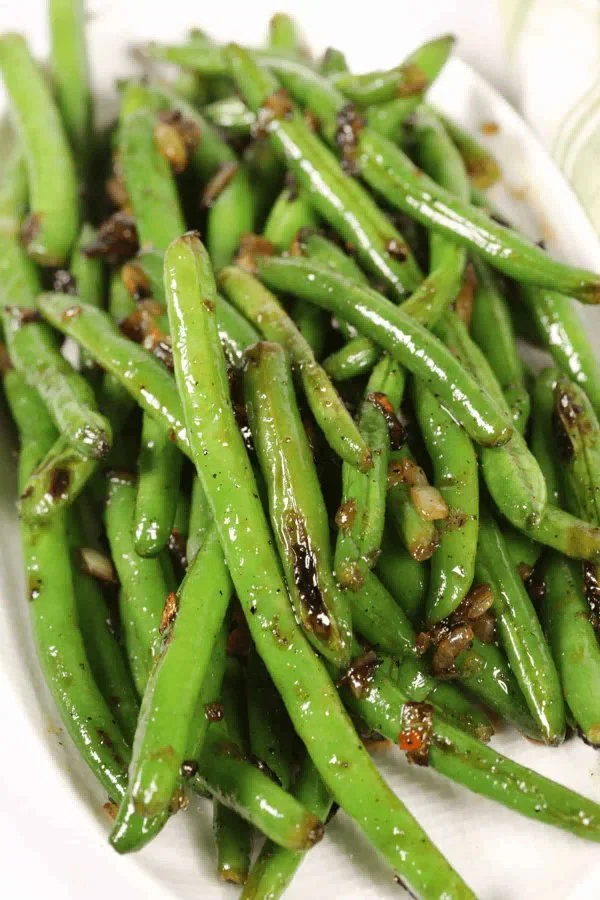 Skillet Sweet and Spicy Green Beans cover