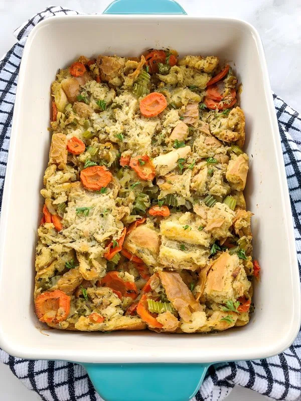 Meatless Stuffing Casserole cover