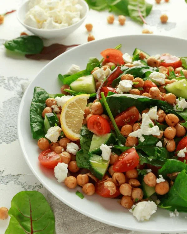 Chickpea and Cucumber Salad cover