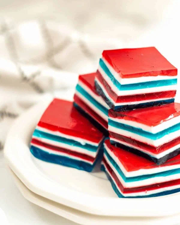 Patriotic Layered Jello cover