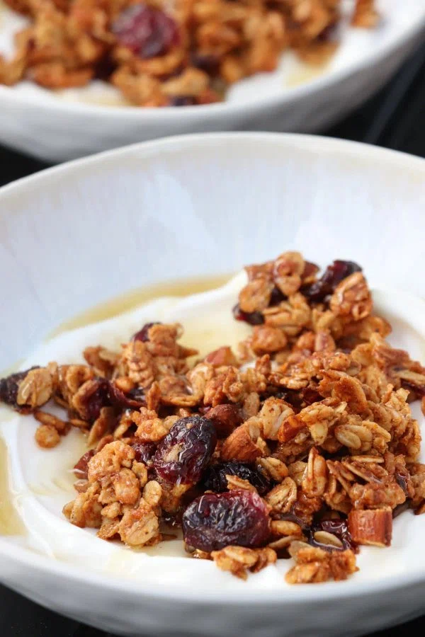 Homemade Cranberry Orange Almond Granola cover