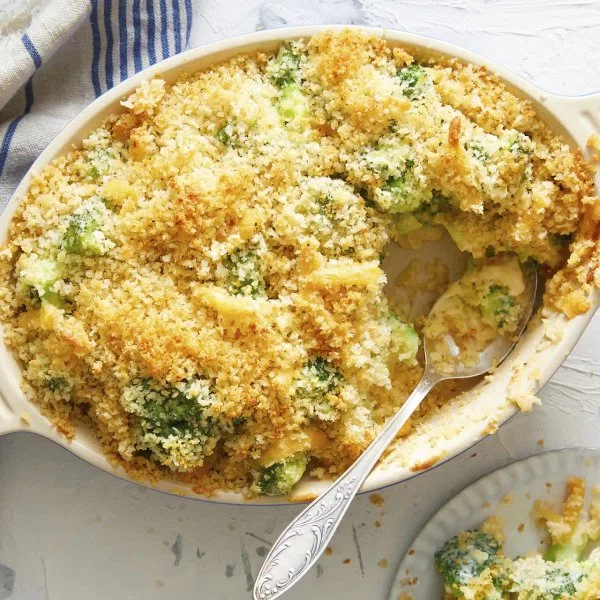 Broccoli Gratin with Cheesy Breadcrumbs cover