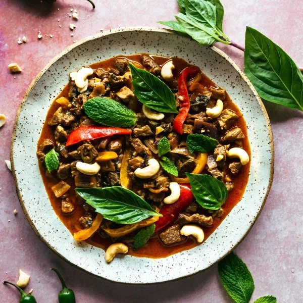 Thai Red Curry Beef Skillet cover