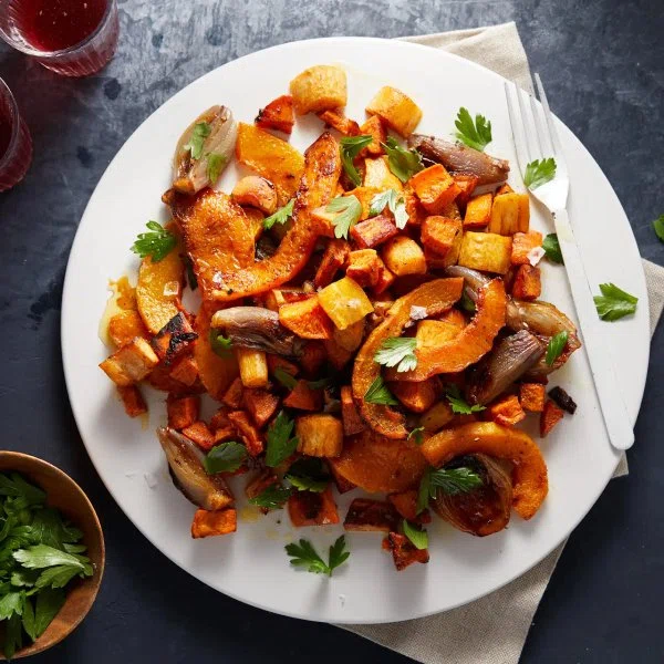 Smoky Roasted Fall Vegetables cover