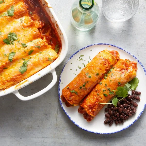 Easy 5-Ingredient Chicken Enchiladas cover