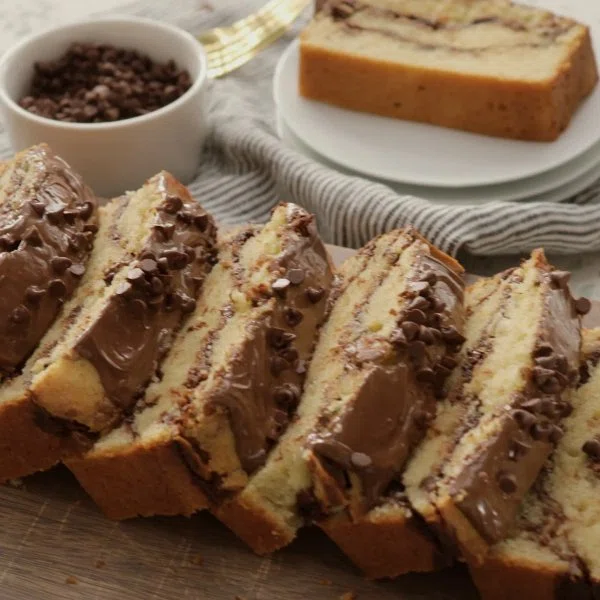 Nutella Swirl Pound Cake cover