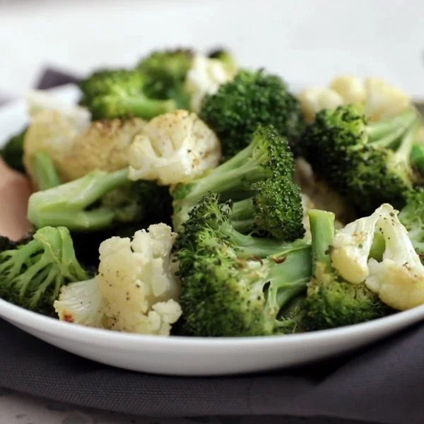 Roasted Broccoli and Cauliflower cover