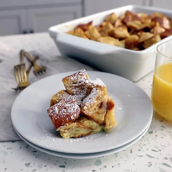 Easy Challah French Toast Casserole cover