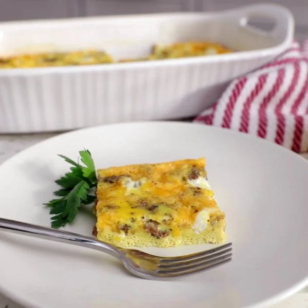 Sausage and Cheese Egg Casserole cover