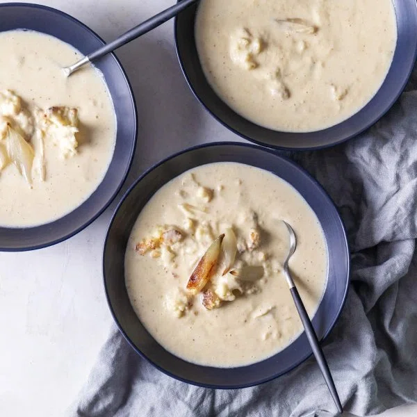 Roasted Cauliflower Parmesan Soup cover