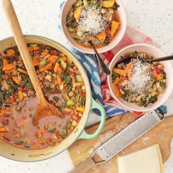 Hearty Italian Beef and Vegetable Soup cover