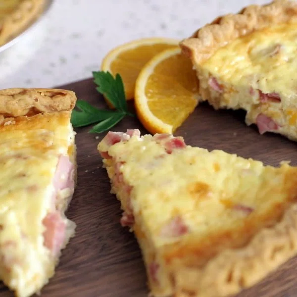 Ham and Cheese Quiche cover