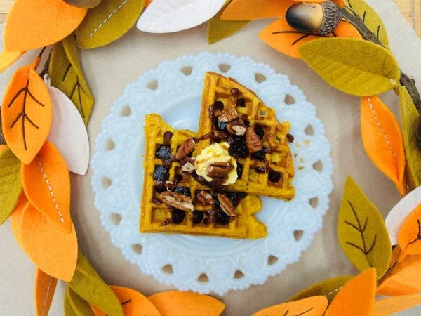 Pumpkin Pecan Waffles cover
