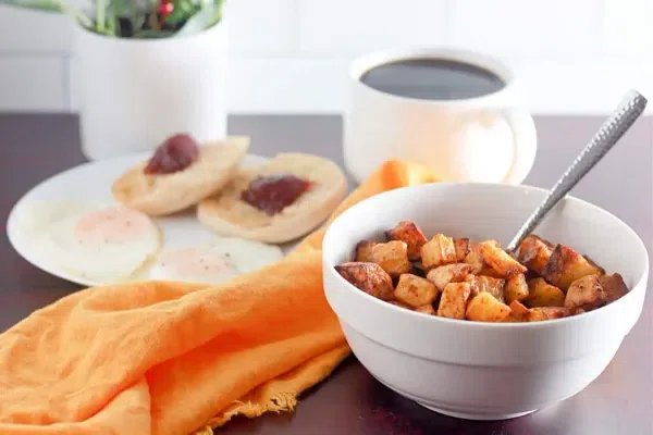Crispy Air Fryer Breakfast Potatoes cover