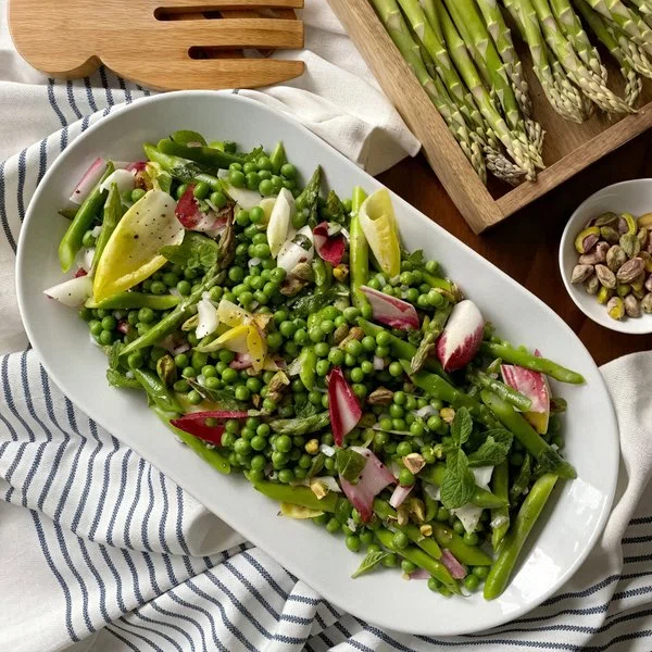 Mint-Infused Spring Pea & Asparagus Salad cover