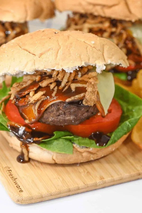 Bourbon Burger with Crispy Onions cover